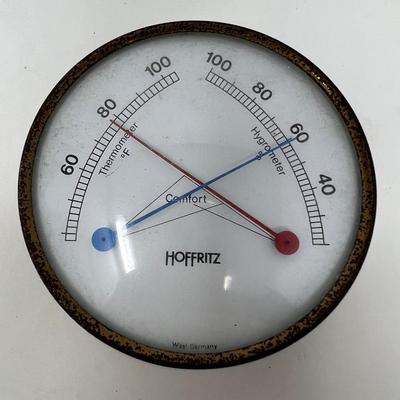 Vintage Hoffritz Comfort Thermometer & Hygrometer 