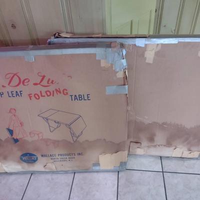Vintage Metal Folding Tables 