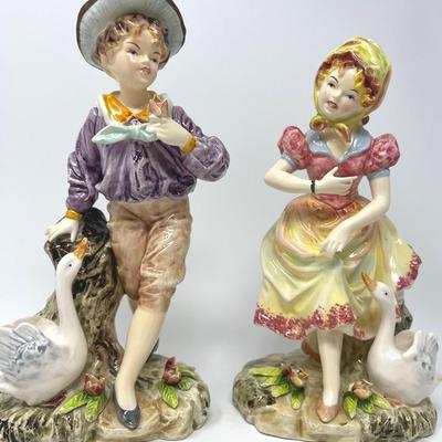 Porcelain Figurines , Made In Japan