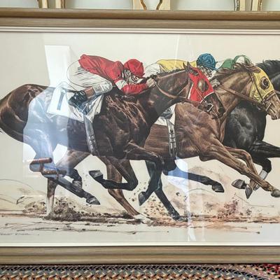 Horse Racing Print- Robert Riger 