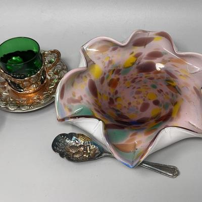 Vernini Glass, Sterling, Turkish Tea CupAnd More 