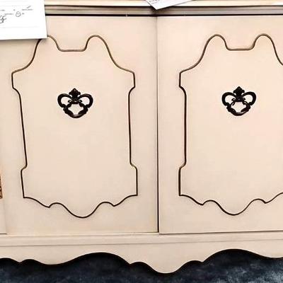 French Provincial Style Speakers & Record Player 
