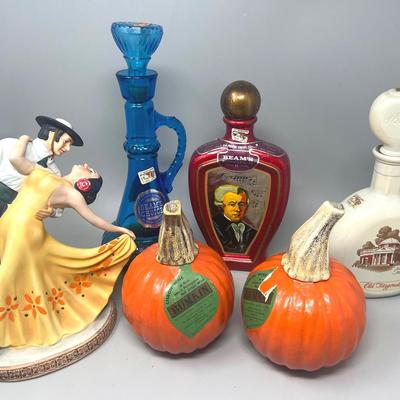 Bottles, Decanters, Pumpkins & Dancers
