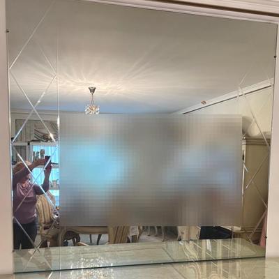 Beveled Glass Wall Mirror