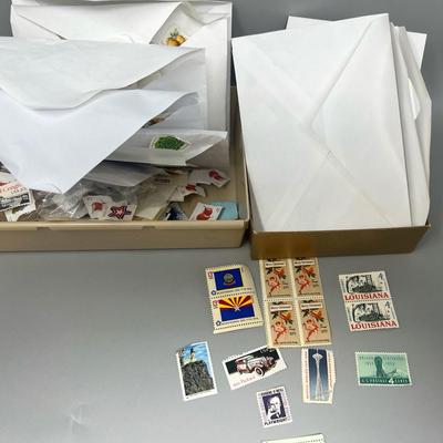 Mystery Lot Of Stamps, Some Back To 1950s