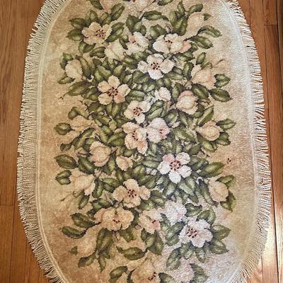 Set of 2 Floral Rugs