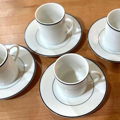 Tiffany & Co. Demitasse Cups and Saucers