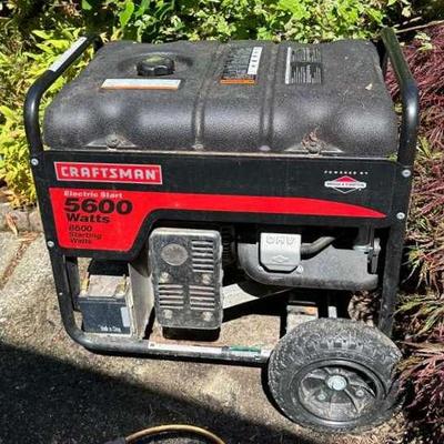 Craftsman 5600-Watt Electric Start AC Generator