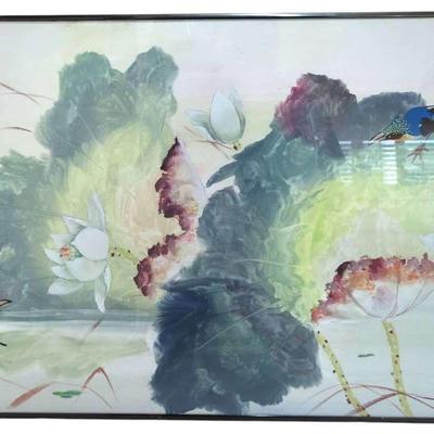 Exclusive Original Watercolor on Silk