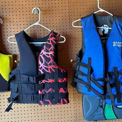 Four Personal Flotation Jackets