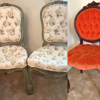 Victorian Parlor Chairs