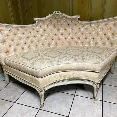  Vintage Marie Antoinette Sectional Settee 