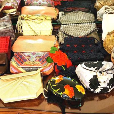 Vintage Purses - Funky/Snake & Alligator Skin