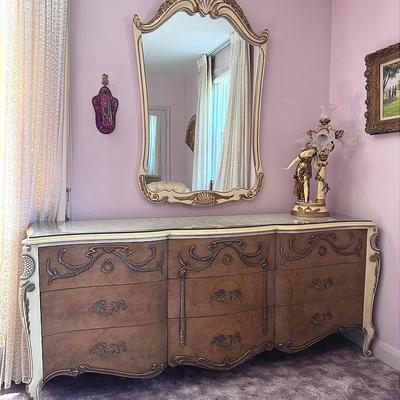 Romweber Dresser And Mirror