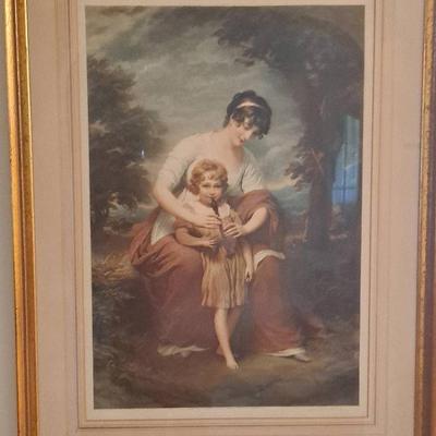 The Piper Boy Print Signed by Artist Louis Busière