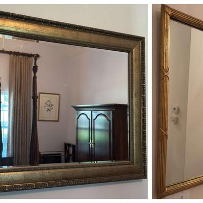 Two Decorative Wall Mirrors