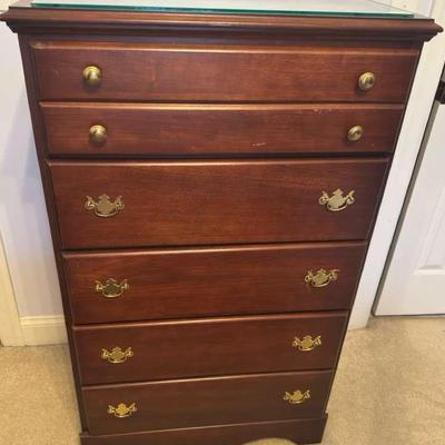 Wooden Chest Of Drawers By Carolina Furniture Works