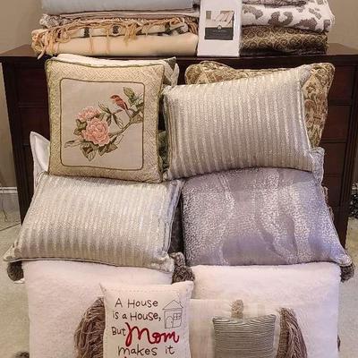 Linen Collection: Blankets, Pillows, Towels, & More