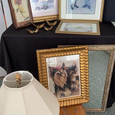 Gold-Toned Frames & Decor