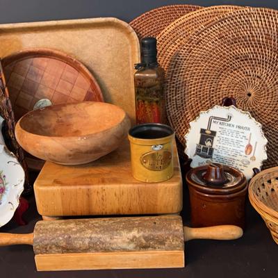 Wooden Kitchen Items & More