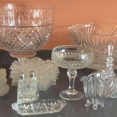 Large Crystal-Like Serving Pieces