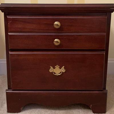 Two Drawer Nightstand By Carolina Furniture Works Inc