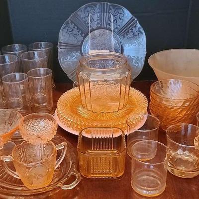 Orange Glass Tableware