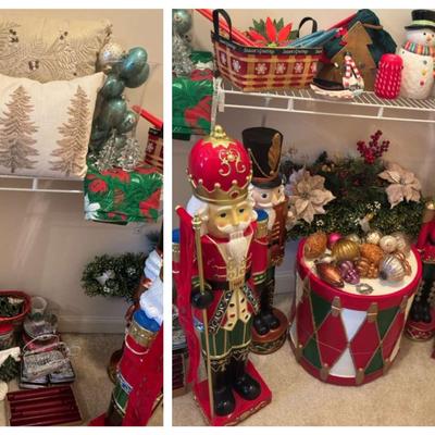 Christmas Decor Featuring 42” Nutcracker & More