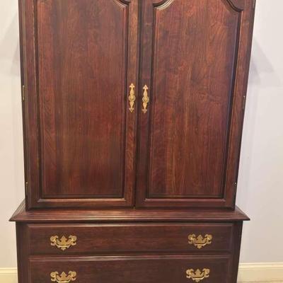 Dark Tone Wooden Armoire 
