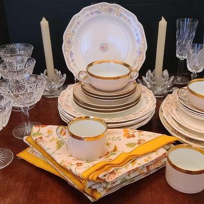 Fitz And Floyd Dishware, Floral Dishware, & Glassware
