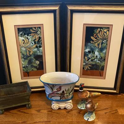 Decor Featuring “Silhouette Tapestry” & Birds