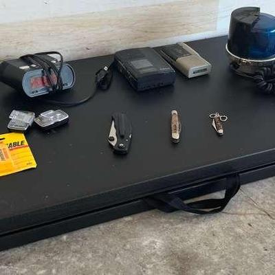 Pocket Knives, Foldable Table, & Other Electronics