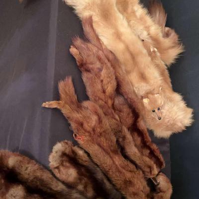 Mink-Like Fur Stole Scarf And Collar