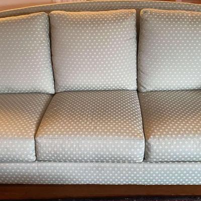 Ethan Allen Mint Green Sofa 