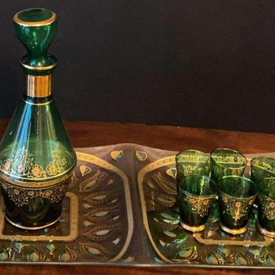 Italian 8 Piece Liquor Glass Set