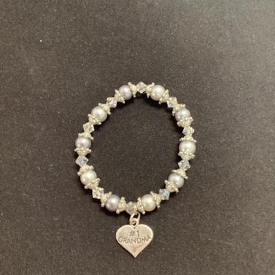 Sale Photo Thumbnail #23: Bracelet with Silver #1 Grandma Charm