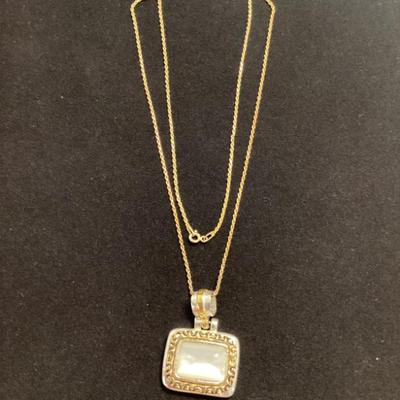 Sale Photo Thumbnail #26: Gold Plated Necklace with Pendant