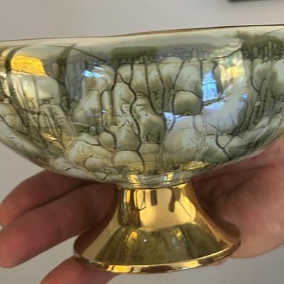 Sale Photo Thumbnail #109: Green metalic bowl