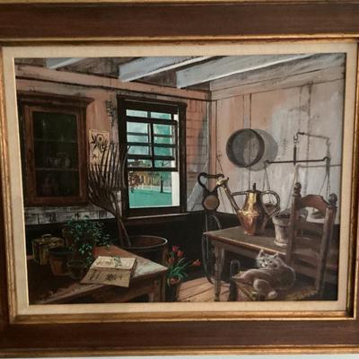 Sale Photo Thumbnail #95: Wall art vintage farmhouse kitchen