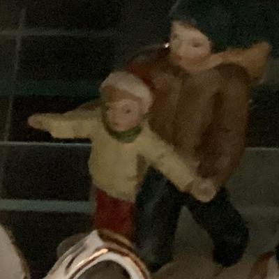 Sale Photo Thumbnail #64: Hummell ice skaters