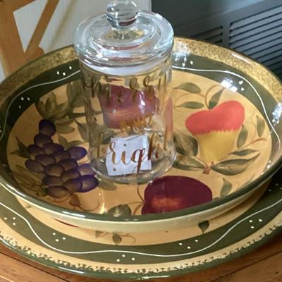 Sale Photo Thumbnail #171: Platter and bowl