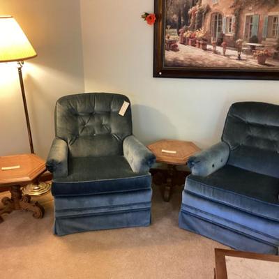 Mid century modern end tabls