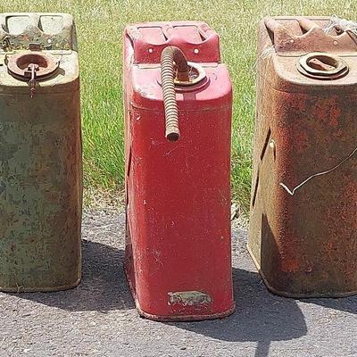 Three Jerry Cans