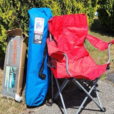 Portable Chairs And Canopy