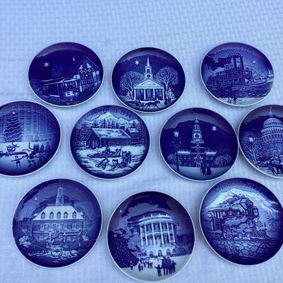 Bing & Grondahl 6” Christmas Plates (10) 