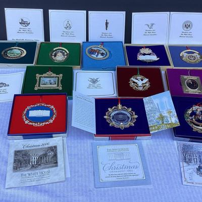 Collection Of White House Christmas Ornaments (11)