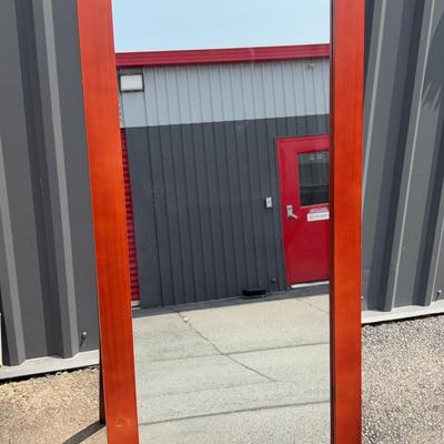 Standing Wooden Mirror