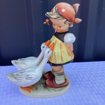 Hummel Girl With Geese