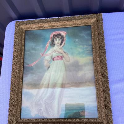 Vintage Pinkie Litho Print