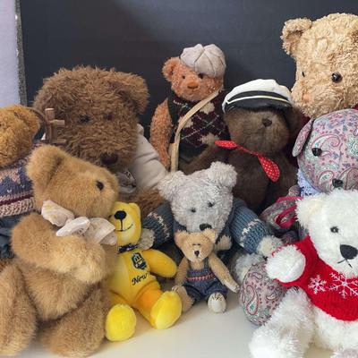 Collection of Stuffed Bears